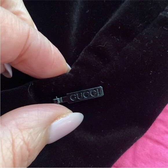 Gucci Women's Black velvet Pants, M - Picture 7 of 12